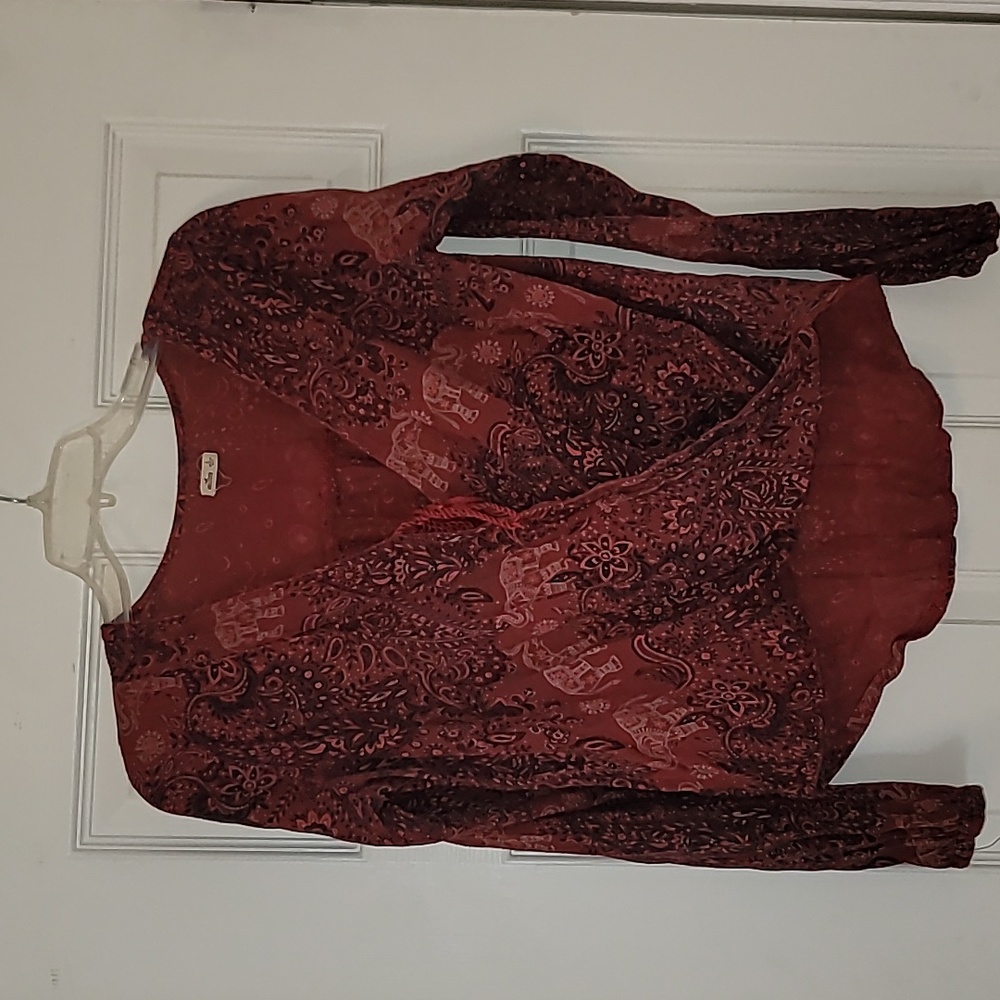Hollister Faux Wrap Top